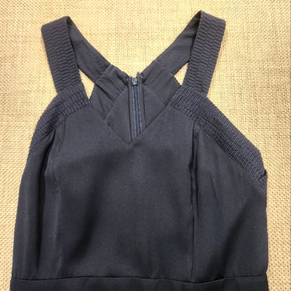 A|X Armani Exchange Dress Womens 6 Black A-Line Flare V Neck Cocktail Sleeveless - Picture 4 of 9